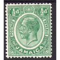 1921 JAMAICA Sg89a ½d GREEN LIGHTLY M/MINT (G10)