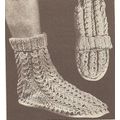 Knit Slipper Pattern Women's Loafer Sox