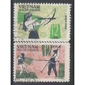 VIET-NAM du Nord N° 494/95 YVERT OBLITERE ( USED )