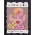 AUSTRALIA 1990 COMMUNITY HEALTH 41c JUNK FOOD U...