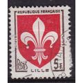 France Postmark Bohain 1958 Lille Coat of Arms ...
