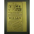 1915 Riz La Croix Cigarette Papers Ad - Roll Yo...