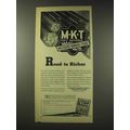 1948 Missouri-Kansas Texas MKT Katy Railroad Ad