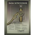 1985 Longines Conquest VHP Watch Ad - Swiss Achievement