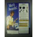 1998 Merit Cigarettes Ad - Merit Awards!