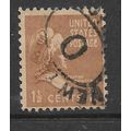 USA 1938 1/2c MARTHA WASHINGTON BISTRE BROWN SG...