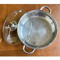 Maitre Chef Casserole/Pan with vented Lid 10" a...