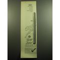 1957 Gold Label Jaguar 70 Cigar Advertisement - Slender.. elegant..