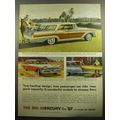 1957 Mercury Colony Park Station Wagon Advertisement - True hardtop design
