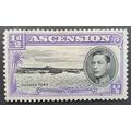 Ascension: 1938-53 1/2d black & violet SG38 MH ...