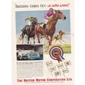 1956 BRITISH MOTOR CORPORATION LTD MAGAZINE ADVERT