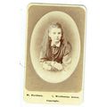 Victorian cdv photo girl jet necklace Westbourn...