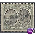 Dominica 1923 SG76 2d Black & Grey Mounted Mint .