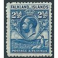 Falkland Islands 1929 SG119 2 1/2d Blue Mounted...