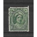 Australia.SG229 1 1/2d Queen Elizabeth (Green)....
