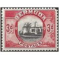 Bermuda 1936 SG103 3d Black & Scarlet Mounted M...