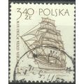 Poland 1964 - 3.40z brown - School Ship - used