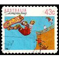 Australia 1990 Sport Skateboarding 43c Used Pee...