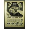 1961 Sawyer's 500 T Slide Projector Ad - No Hands