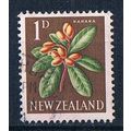 New Zealand 1960 SG782 nz64 Karaka 1d Used Stamp