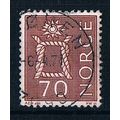 Norway 1962 SG538a no36 Reef Knot 70ore Used Stamp