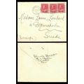 Canada Admiral 6 Cent Rate 1915 to Sweden