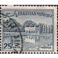 PAKISTAN, Shalimar Gardens , blue 1962, 25 Pais...