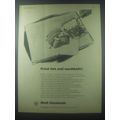 1954 Shell Chemicals Ad - Fried fish and mothballs?