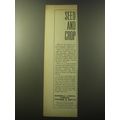 1960 Merrill Lynch Ad - Seed and crop