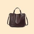 Genuine Leather Women Top Handle Shoulder Purse...