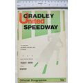 1976 Cradley United v Newport Speedway Programm...