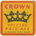 BEER MAT - GREENE KING BREWERY - CROWN SPECIAL ...