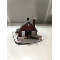 HO Scale Model Power Horse Stable (built) 4385