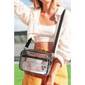 Black Multi-Pocket Contrast Edge Detachable Str...