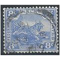 Fed Malay States 1910 SG42 8c Ultramarine Fine ...