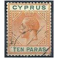 Cyprus 1912.SG74 10 Paras Orange & Green Fine U...