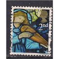GB 2009 QE2 2nd Christmas Angel used SG 2991. (...