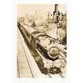 Sepia Railway Postcard GWR 4964 Rodwell Hall Gr...