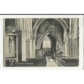 Wales HAWARDEN Church Interior Postcard by W.R....