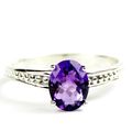 Amethyst, 925 Sterling Silver Ladies Ring, SR371