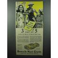1941 Beech-Nut Gum Ad - 3 out of 5 Lifeguards