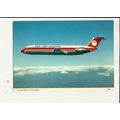 Aviation DAN-AIR BAC 1-11-500 Postcard by Skilt...