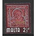 MALTA 1965 / 70 2 1/2d SARACENIC ERA SG 334 M /...