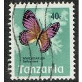Tanzania 1973 Butterflies 40c Multicoloured SG1...
