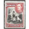 Bermuda 1938 SG114 3d Black & Rose-Red Mounted ...
