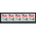 2280a 25c U.S. Flag Very Fine MNH PNC 7/5 KA9121