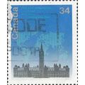 CANADA, Inter-Parliamentary Union, blue 1985, 34c