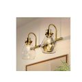 Uolfin Teardrop Bathroom Vanity Light 2-Light B...