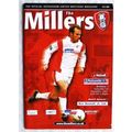2001 programme Rotherham United v. Walsall, cen...