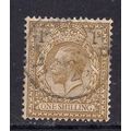 GB 1924 KGV 1/-d Bistre Brown Wmk 111 SG 429 ( ...
